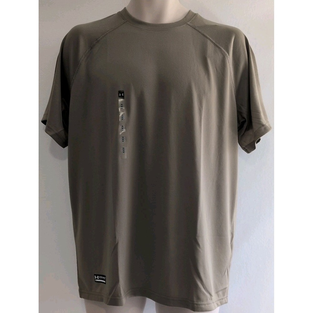 Under Armour Men's Tactical Tech Short Sleeve T-Shirt‎ Marine OD Green  Medium